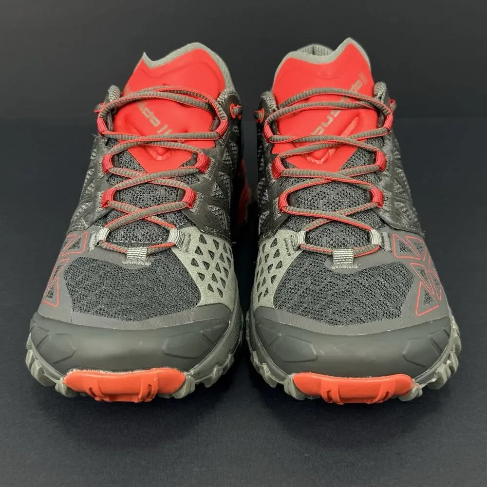 La Sportiva Bushido II Womens Size 7 Carbon Orange Trail Running Shoes EU 38